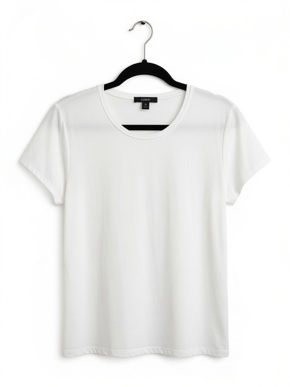 J. Crew Womens Short Sleeve Crew Neck Tee - White